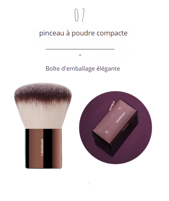 Pinceau-de-maquillage-à-poudre-compact